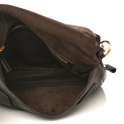 Tom Ford Pebbled Calfskin Large Jennifer Dark Brown 6 of 30