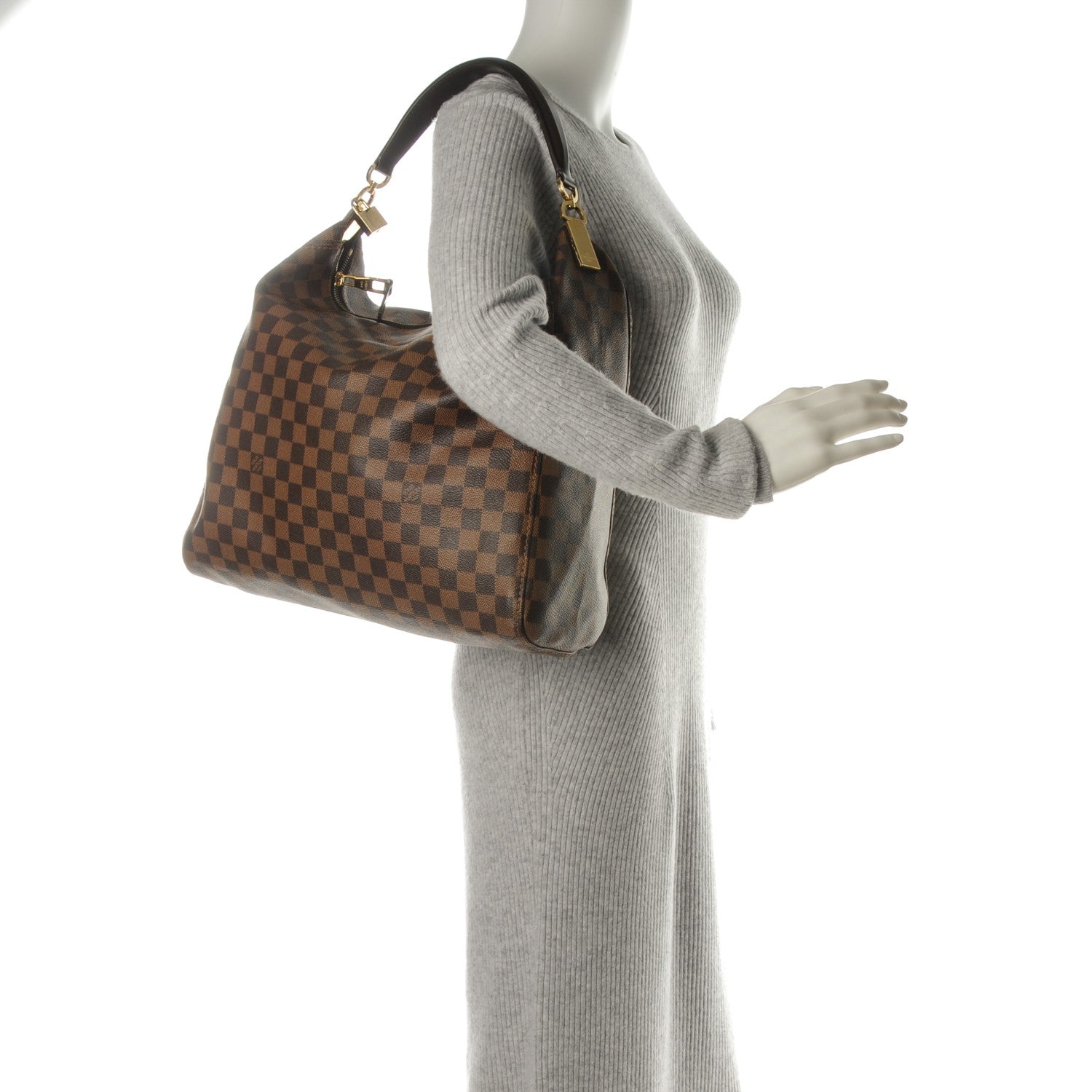 Louis Vuitton Damier Ebene Portobello GM 2 of 7