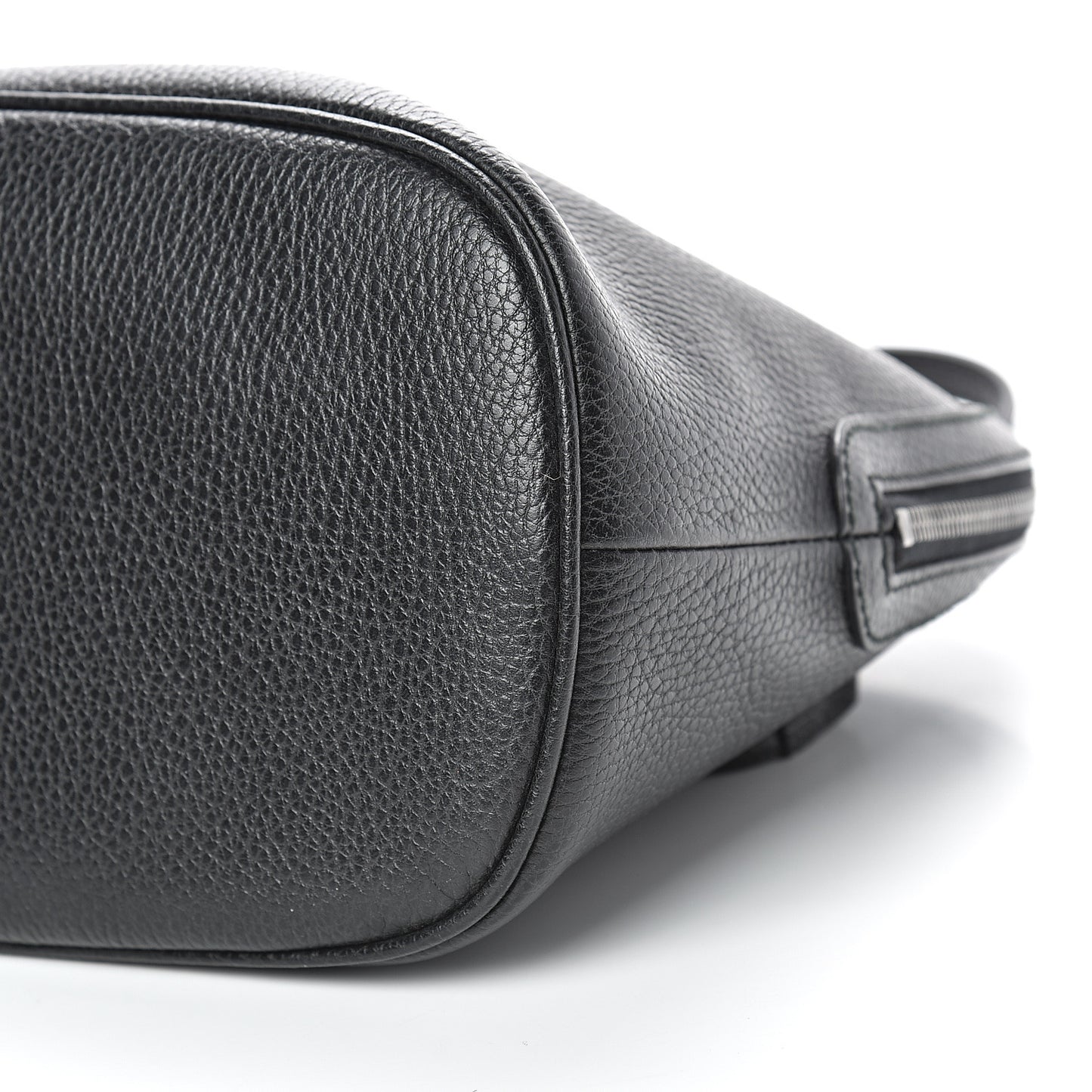 Calfskin Medium Dome Bag Black