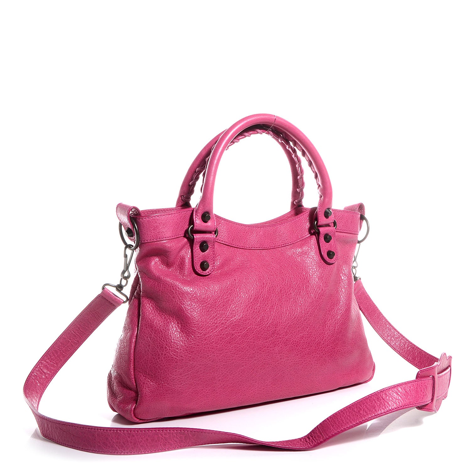 Balenciaga Agneau Classic Hardware Town Cyclamen Fucsia 3 of 9