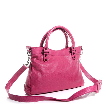 Balenciaga Agneau Classic Hardware Town Cyclamen Fucsia 3 of 9