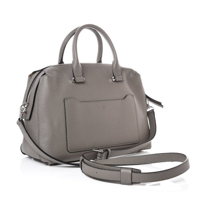MCM Grained Calfskin Medium Ella Boston Grey 4 of 10