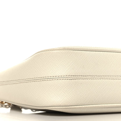 Prada Saffiano Re-Edition 2005 Shoulder Bag White 8 of 12