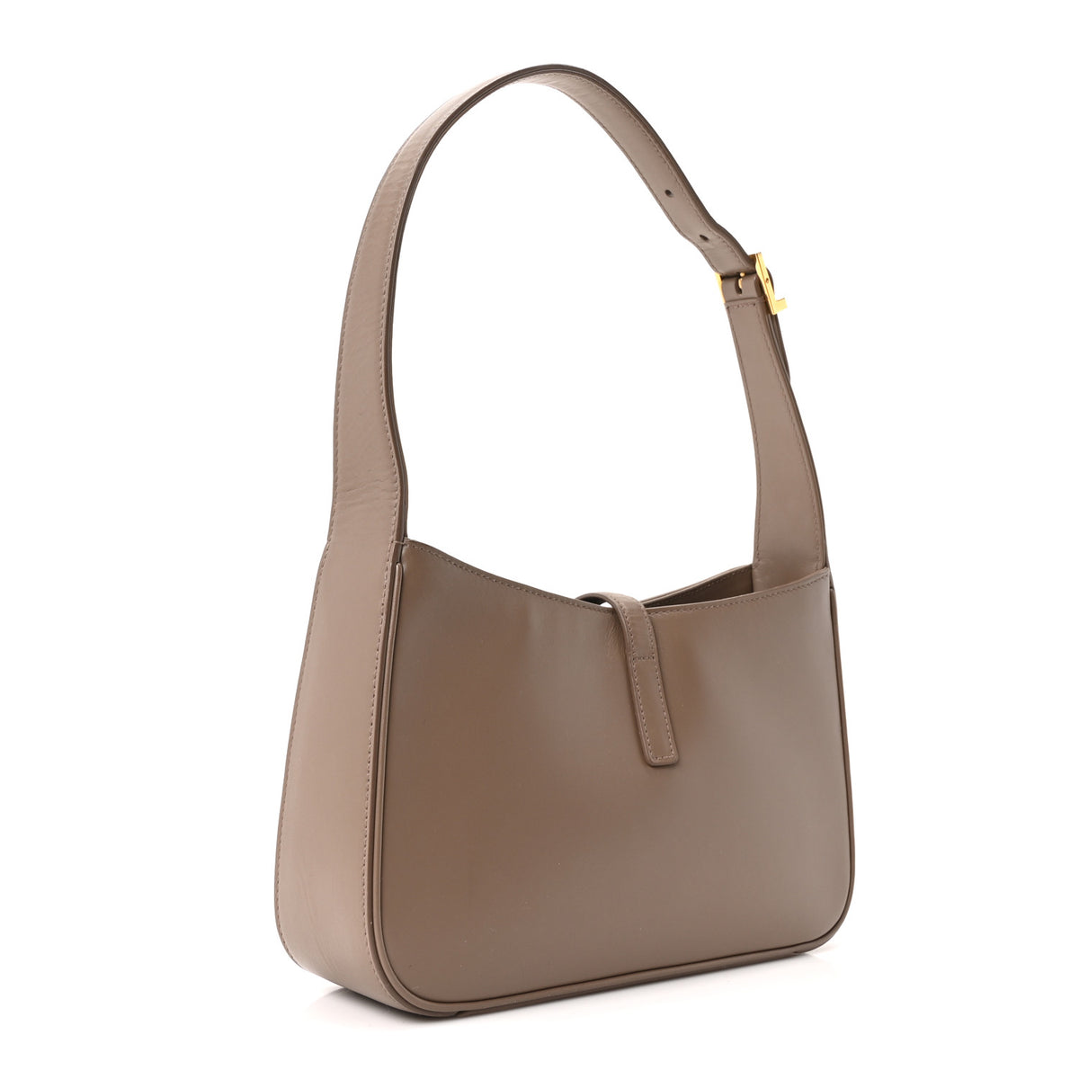 Saint Laurent Smooth Calfskin Le 5 A 7 Hobo Taupe 3 of 10