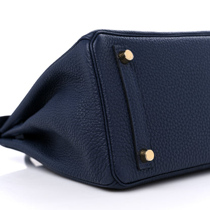 Hermes Togo Birkin 25 Bleu Nuit 8 of 10