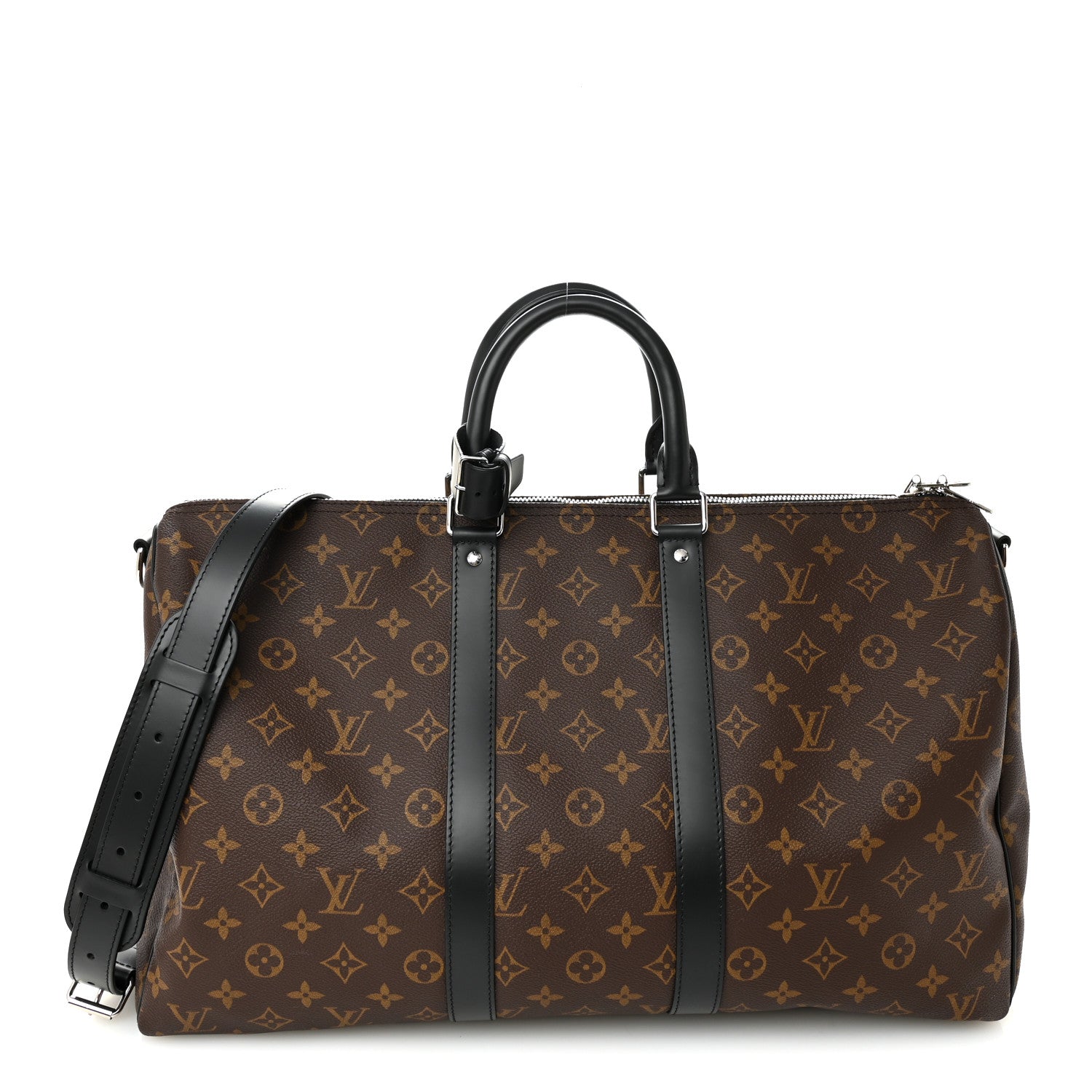 Louis Vuitton Monogram Macassar Keepall Bandouliere 45 1 of 8