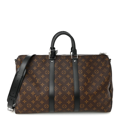 Louis Vuitton Monogram Macassar Keepall Bandouliere 45 1 of 8