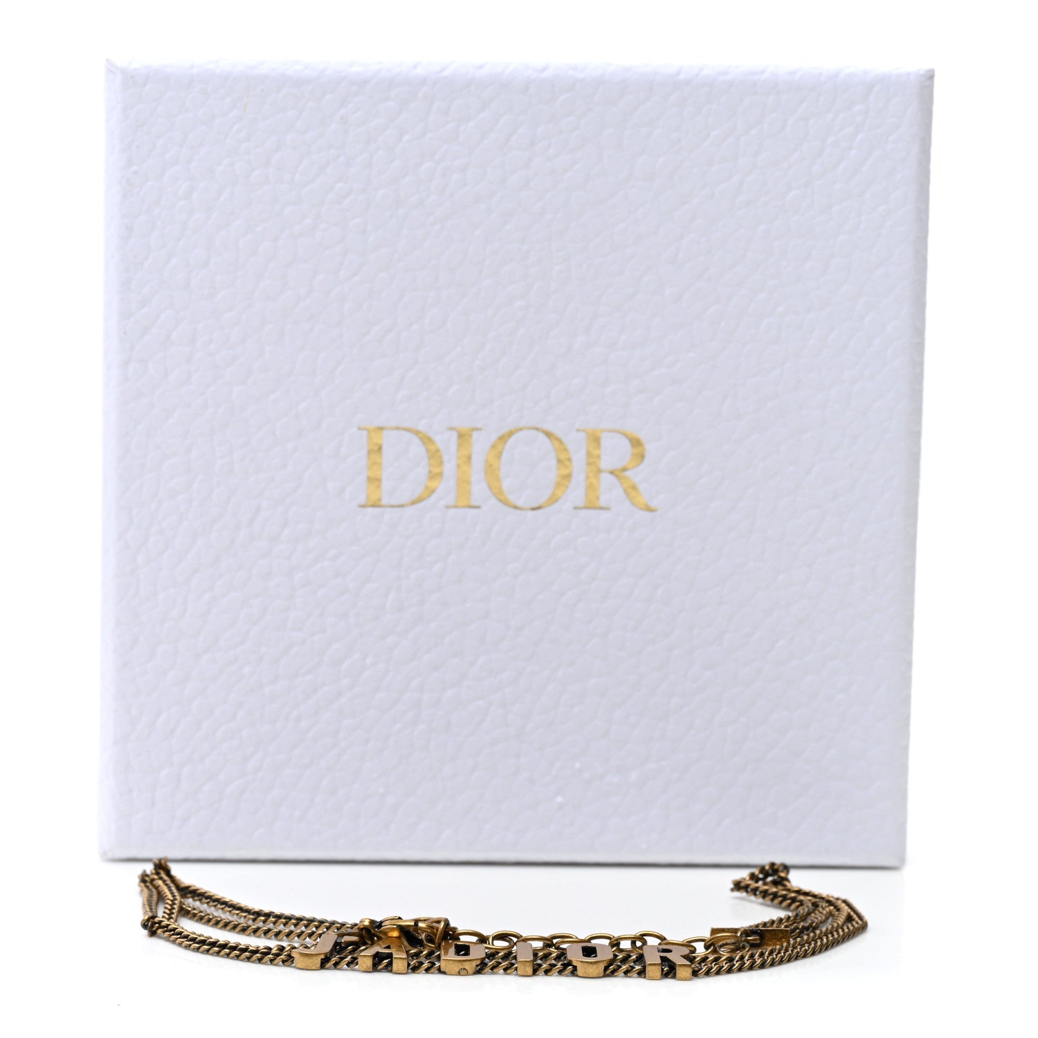 Christian Dior Metal J'Adior Choker Necklace Aged Gold 6 of 6