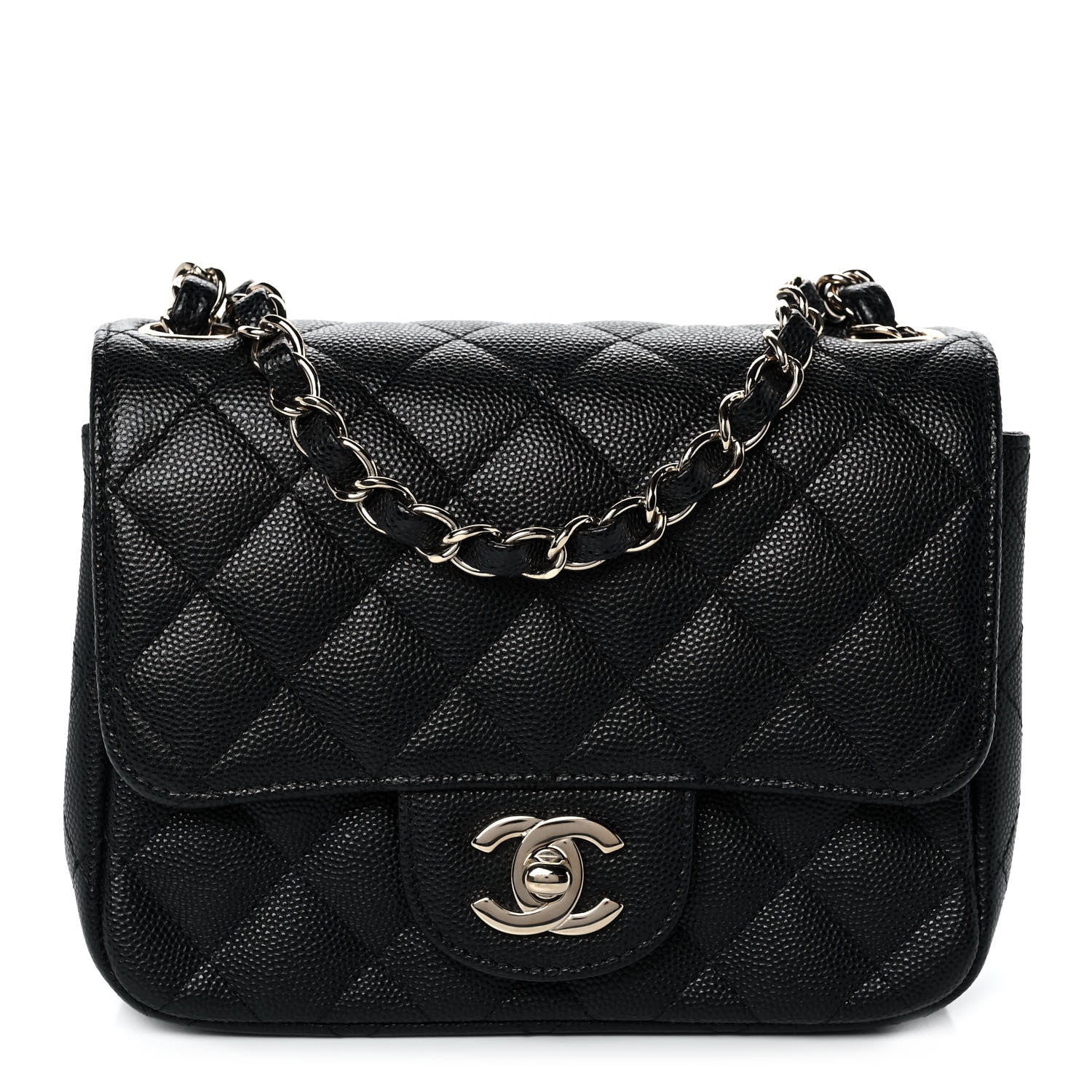 Chanel Caviar Quilted Mini Square Flap Black 1 of 13