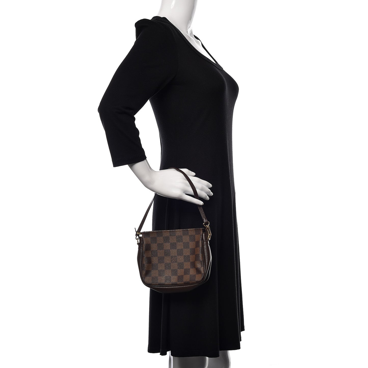 Damier Ebene Trousse Make Up Bag Pochette