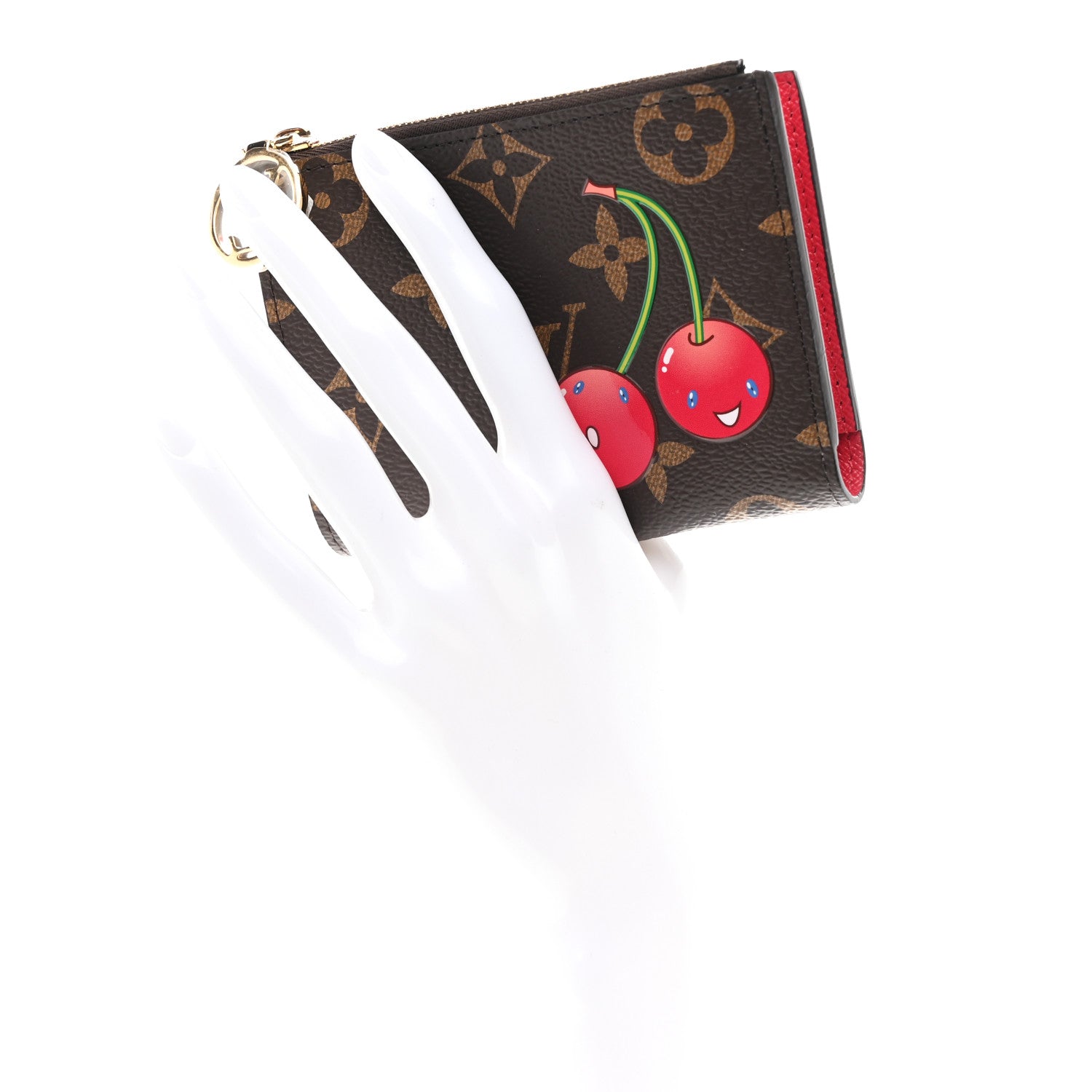 Louis Vuitton LV X TM Monogram Cerises Lisa Wallet 2 of 7