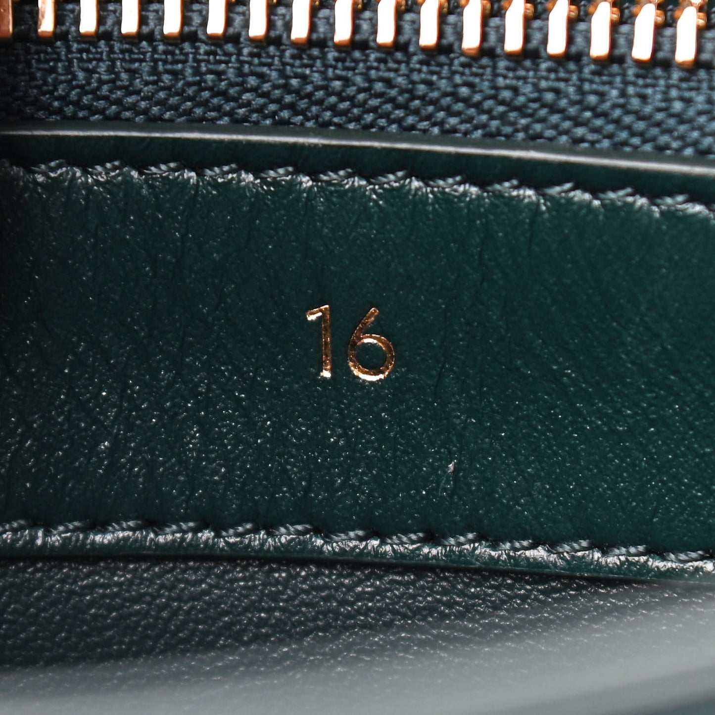 Satinated Calfskin Small 16 Top Handle Bag Amazone