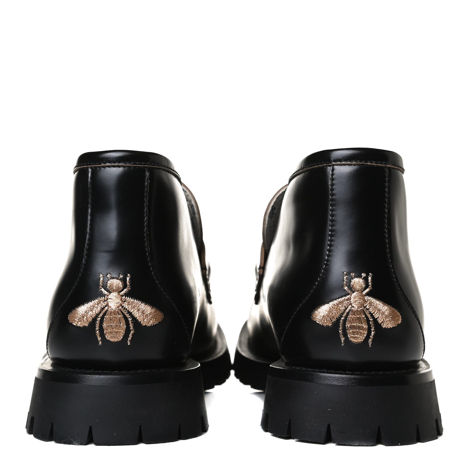 Gucci Cordovan Lux Mens Harald Horsebit Ankle Boots 9 Black 6 of 11