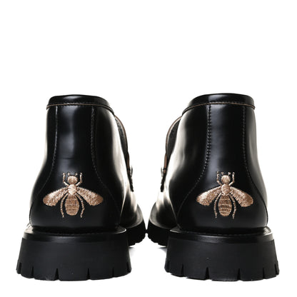 Gucci Cordovan Lux Mens Harald Horsebit Ankle Boots 9 Black 6 of 11