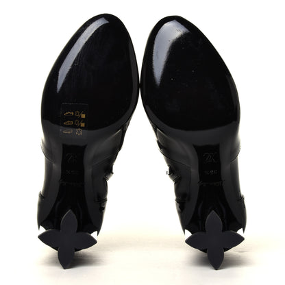 Louis Vuitton Patent Uniformes Silhouette Ankle Boots 35.5 Black 12 of 12