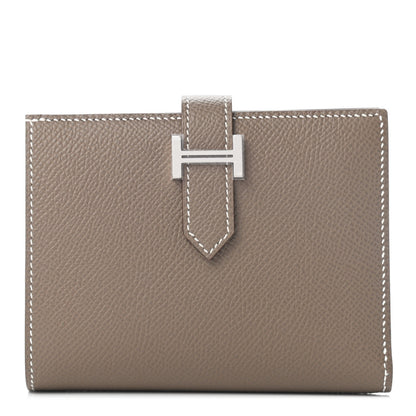 Hermes Epsom Bearn Compact Wallet Etoupe 1 of 6