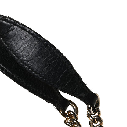 Gucci Pebbled Calfskin Medium Soho Chain Shoulder Bag Black 15 of 18