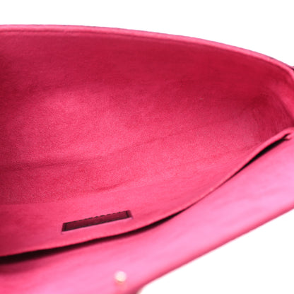 Louis Vuitton Epi Pochette Felicie Black Hot Pink 6 of 11