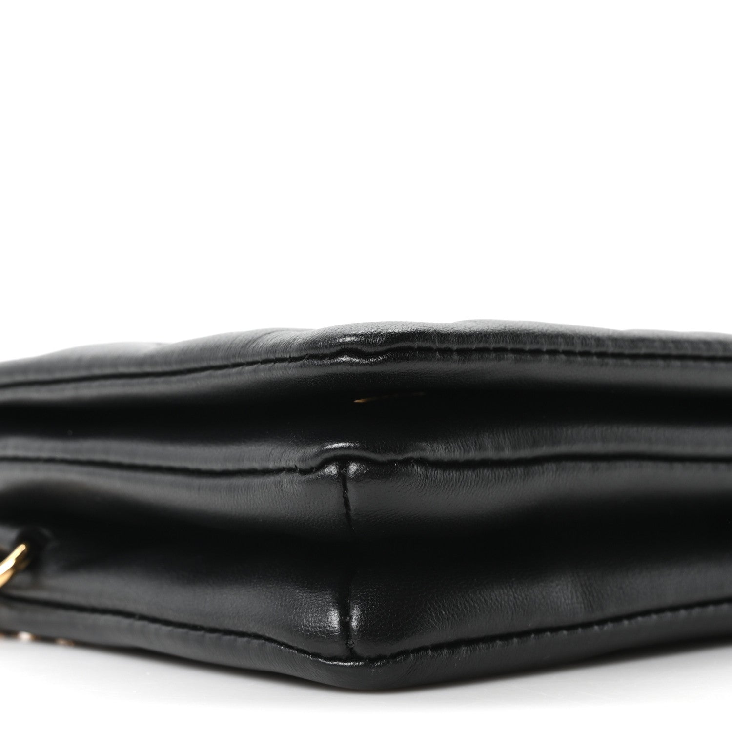 Louis Vuitton Lambskin Embossed Monogram Pochette Coussin Black 8 of 9