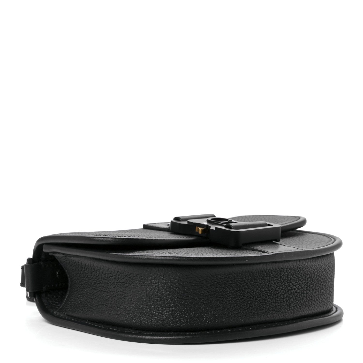 Christian Dior Grained Calfskin Mini Gallop Bag With Strap Black 3 of 10