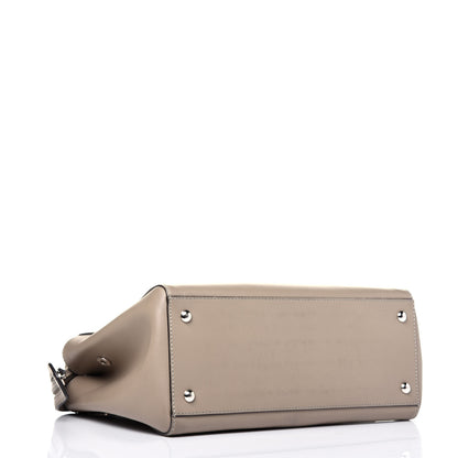 Fendi Vitello Baltico Dolce DotCom Satchel Tortora Papavero 4 of 26