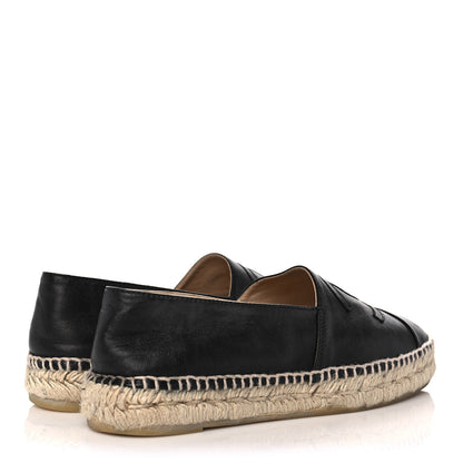 Chanel Lambskin CC Espadrilles 41 Black 4 of 9