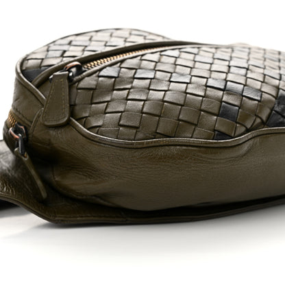 Bottega Veneta Nappa Intrecciato Belt Bag Khaki Black 9 of 14