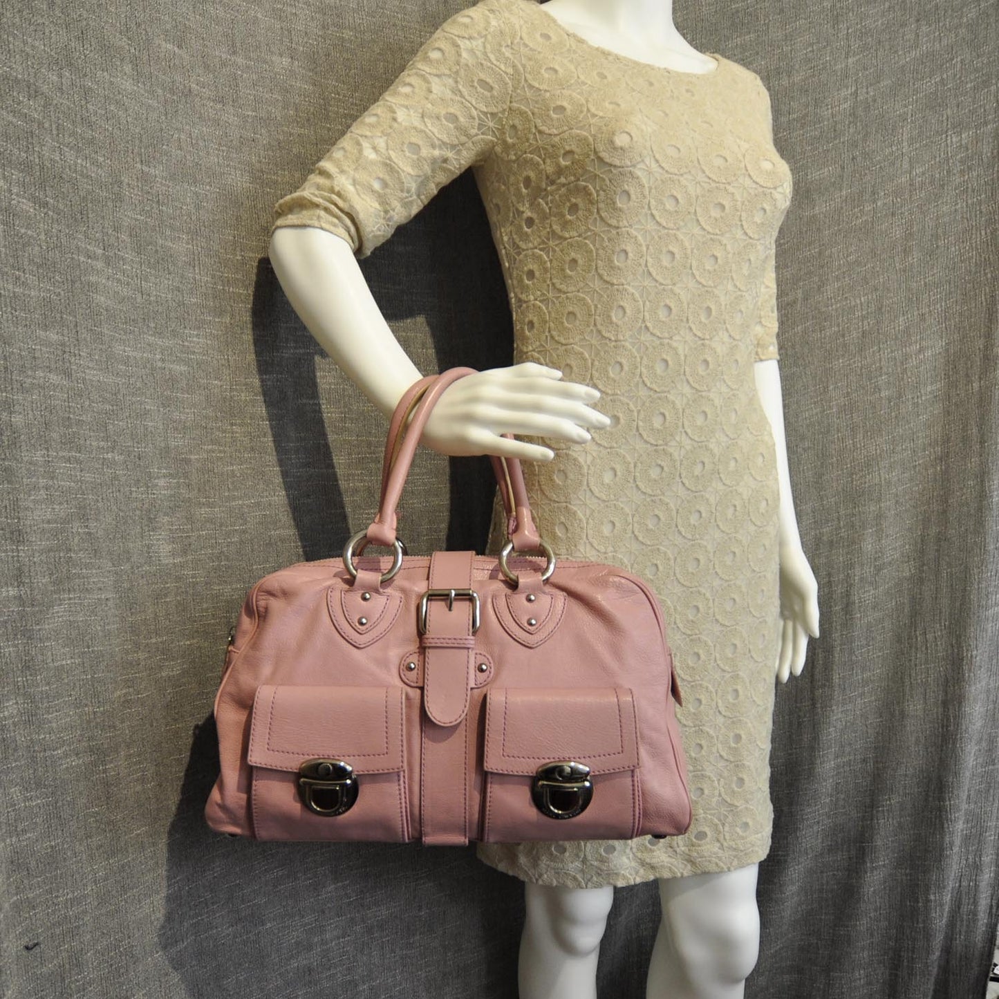 Leather Venetia Pink
