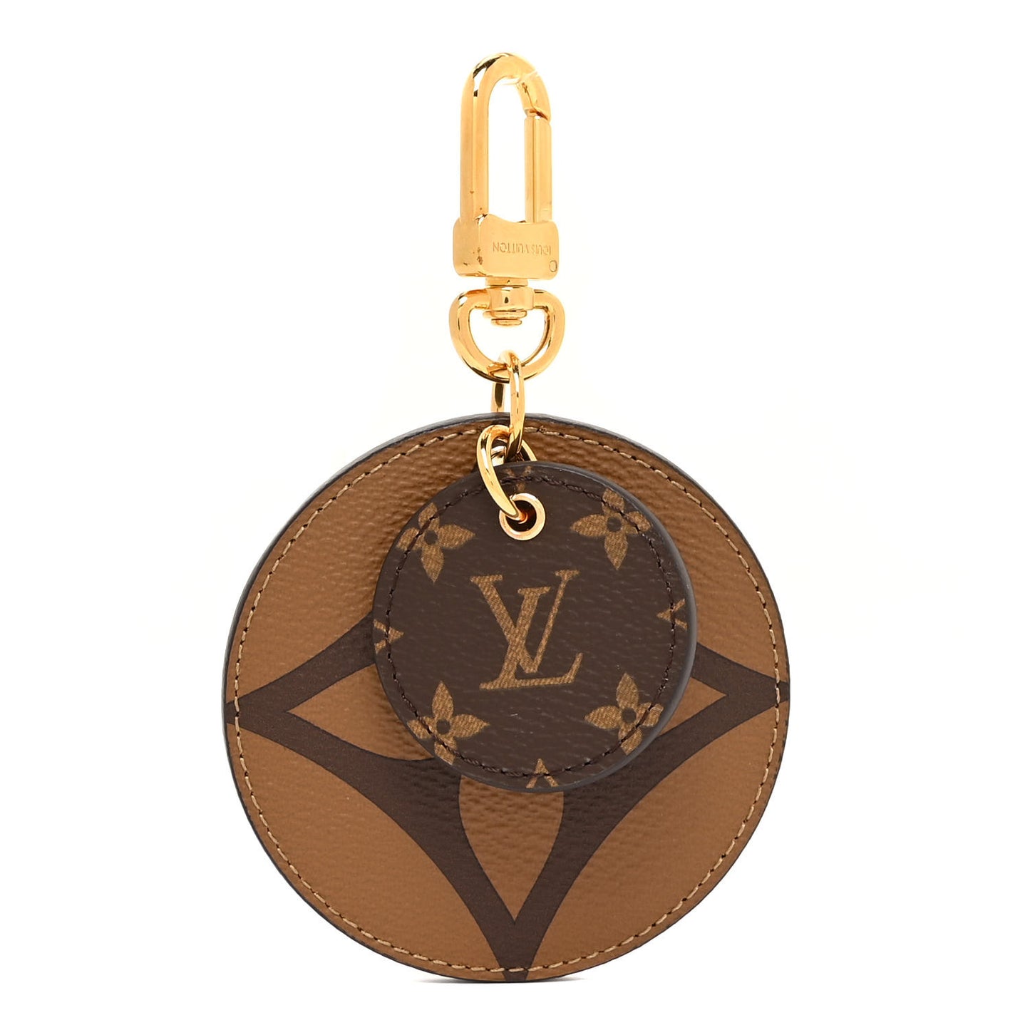 Monogram Reverse Key Holder Bag Charm