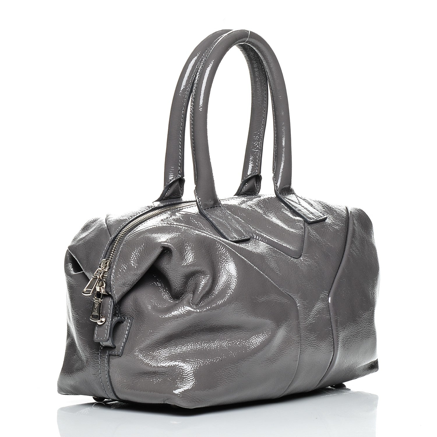 Saint Laurent Patent Small Easy Sac Grey 3 of 6
