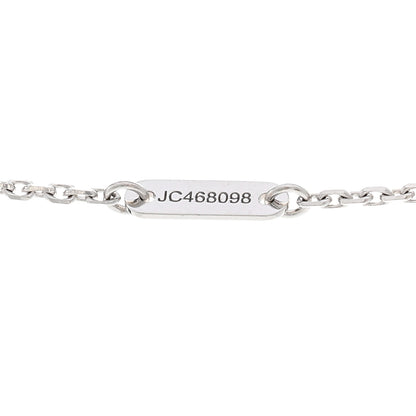 Van Cleef & Arpels 18K White Gold Diamond Mini Frivole Pendant Pave Necklace 5 of 5