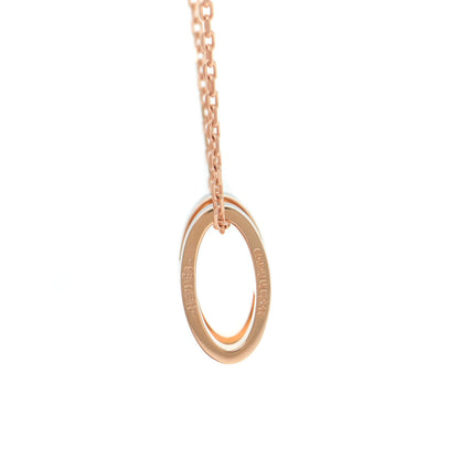 Hermes Lacquered Rose Gold Pop H Pendant Necklace Black 4 of 7
