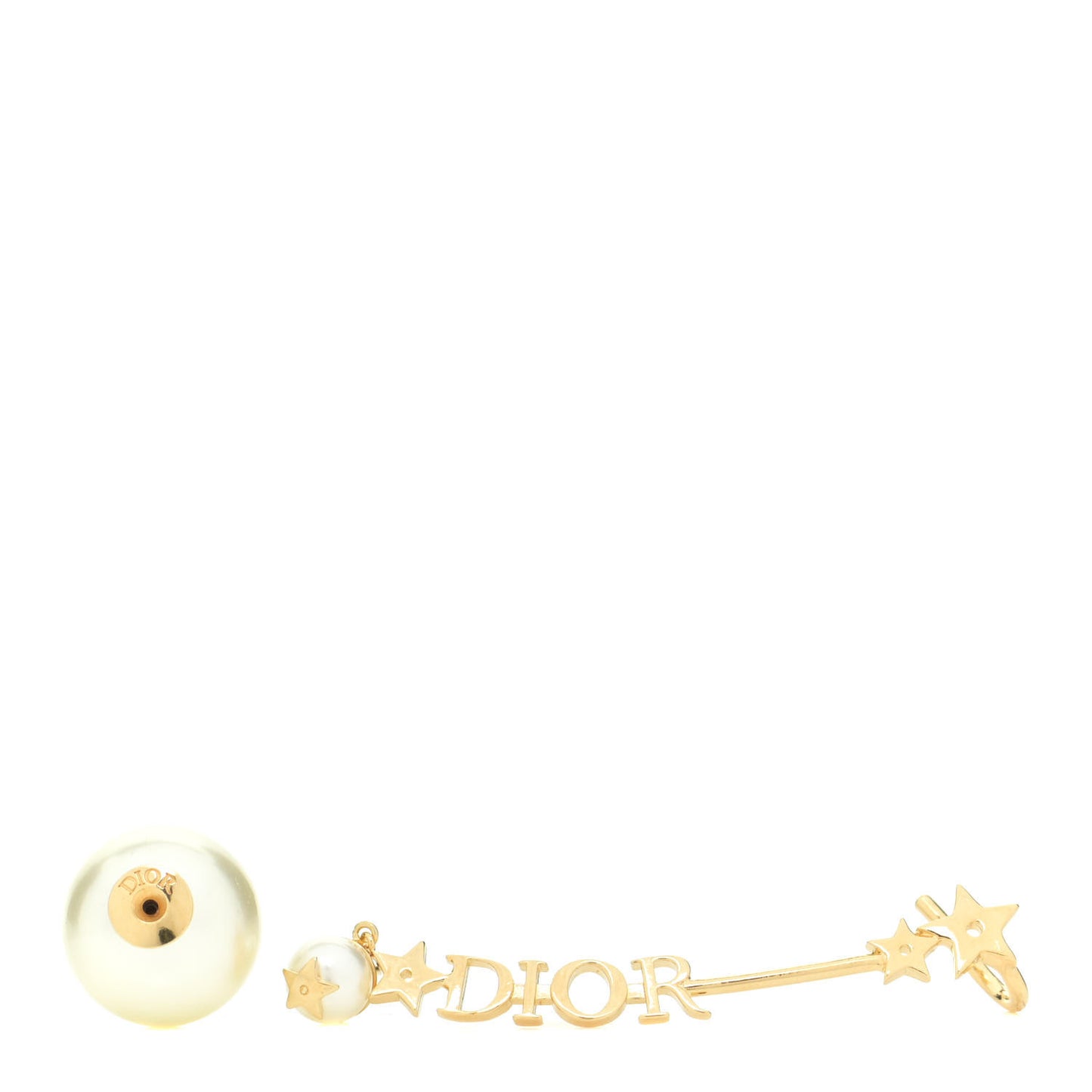 Pearl Star Earring Gold