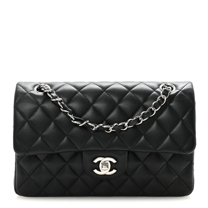 Chanel Lambskin Quilted Small Double Flap Black 1 of 10
