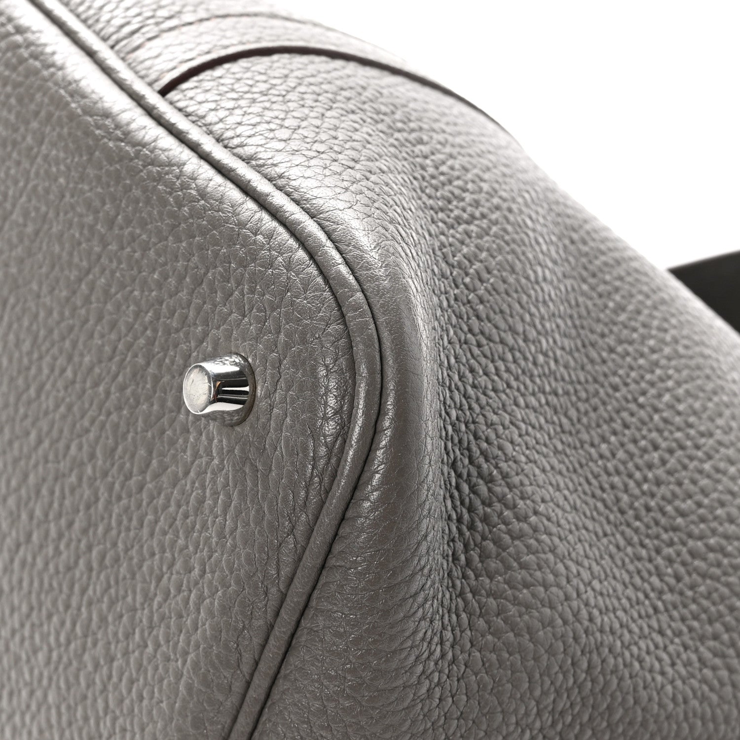Hermes Taurillon Clemence Picotin Lock 22 MM Etain 12 of 12