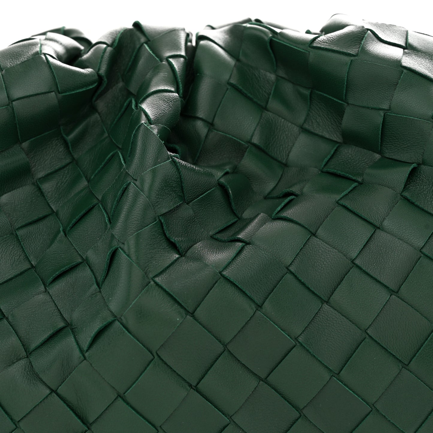 Nappa Maxi Intrecciato The Pouch Oversized Clutch Raintree
