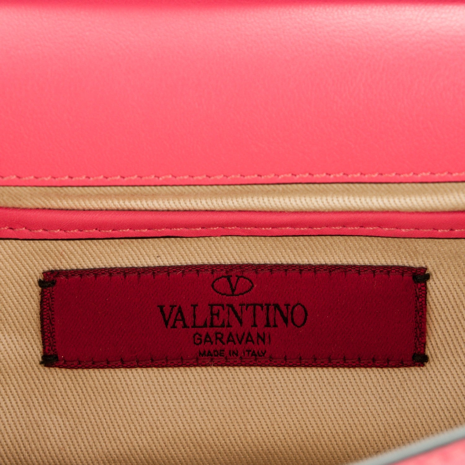 Valentino Garavani Vitello Mini Rockstud Flap Saddle Crossbody Bag Deep Rose 6 of 8