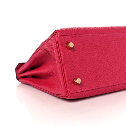 Hermes Togo Kelly Retourne 25 Framboise 8 of 8