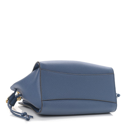 Mulberry Heavy Grain Small Iris Tote Pale Navy 4 of 9