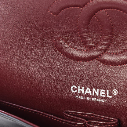 Chanel Lambskin Quilted Medium Double Flap Black 7 of 10