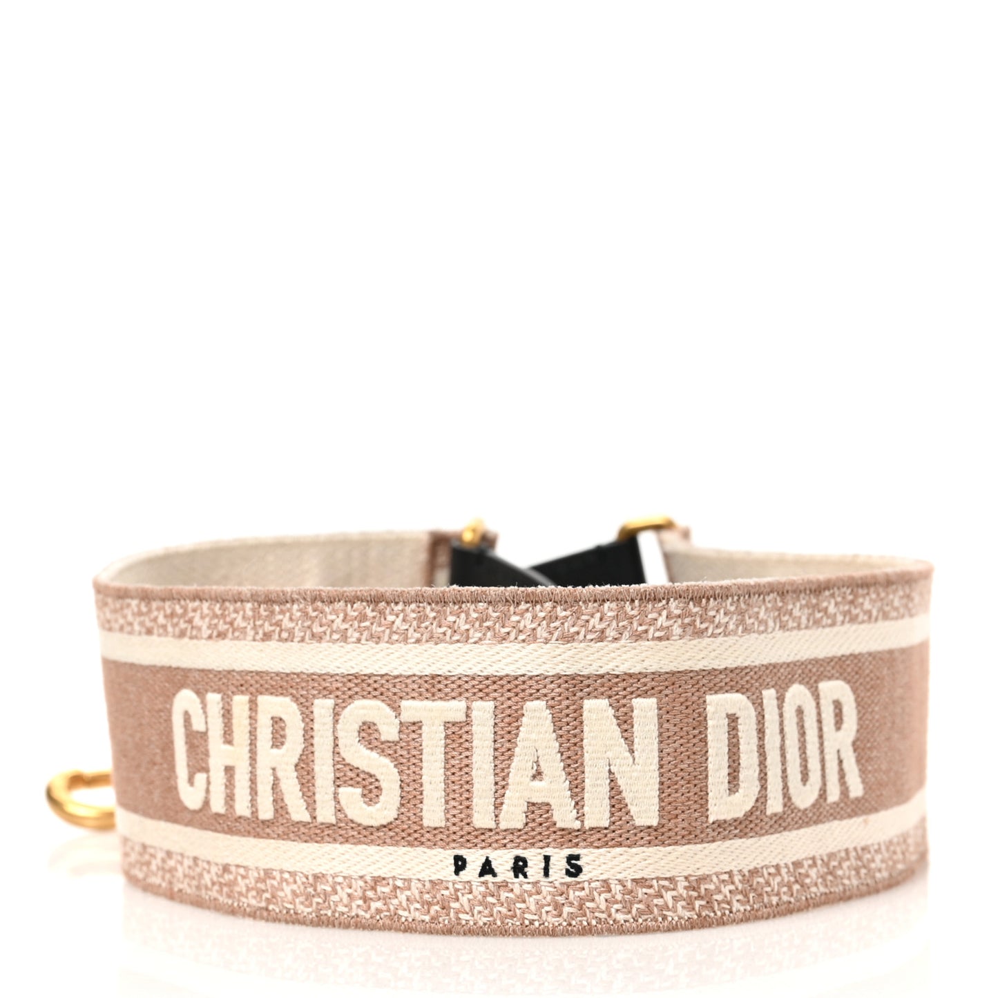 Canvas Embroidered Shoulder Strap Pink Multicolor