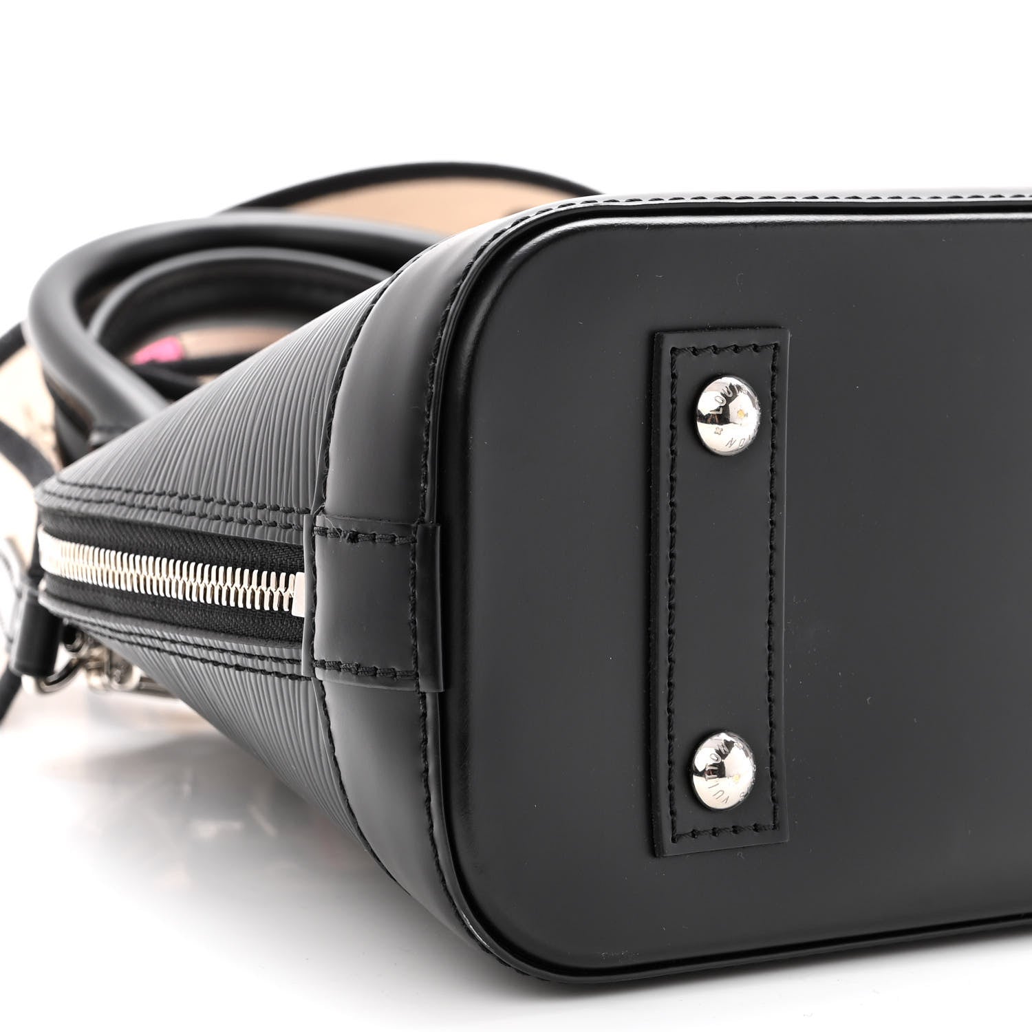 Louis Vuitton Epi Jacquard Alma BB Black 8 of 9