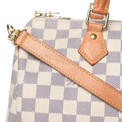 Louis Vuitton Damier Azur Speedy Bandouliere 30 16 of 22