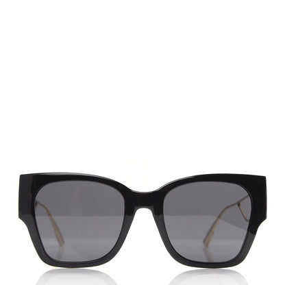 Christian Dior Rectangular 30 Montaigne 1 Sunglasses Black Gold 2 of 7