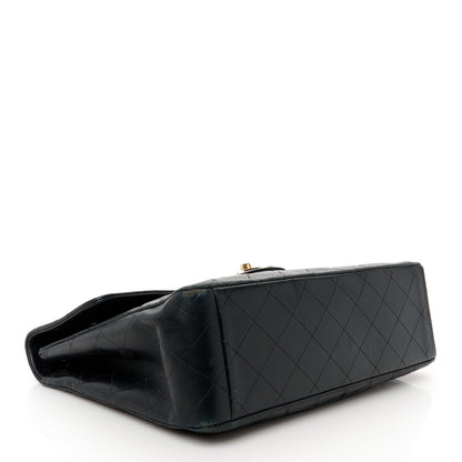 Chanel Lambskin Quilted XL Jumbo Single Flap Black 4 of 16