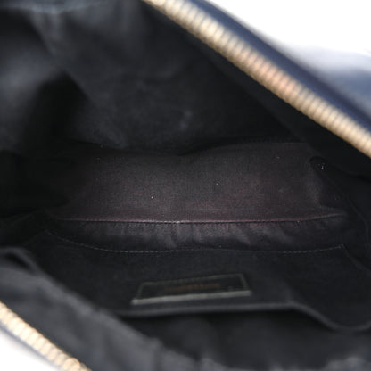Saint Laurent Calfskin Matelasse Monogram Lou Camera Bag Deep Marine 5 of 12