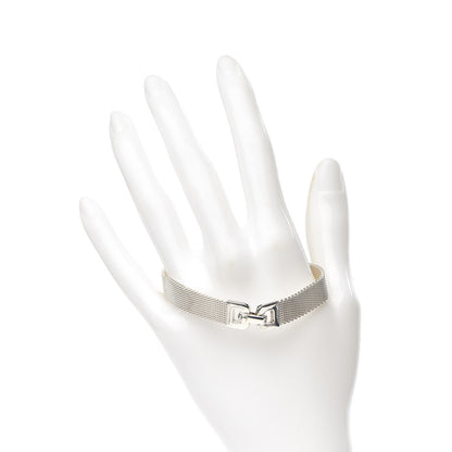 Tiffany Sterling Silver Somerset Mesh Buckle Bracelet 2 of 5