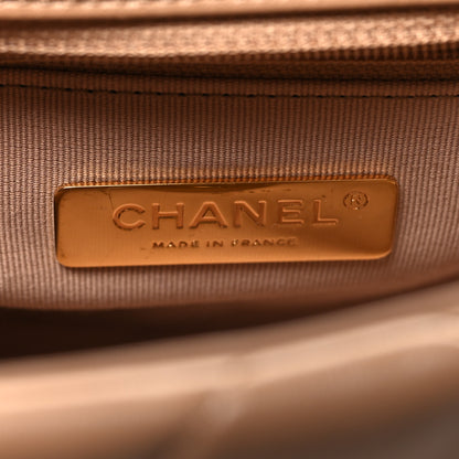 Chanel Lambskin Quilted Medium Chanel 19 Flap Brown 6 of 10