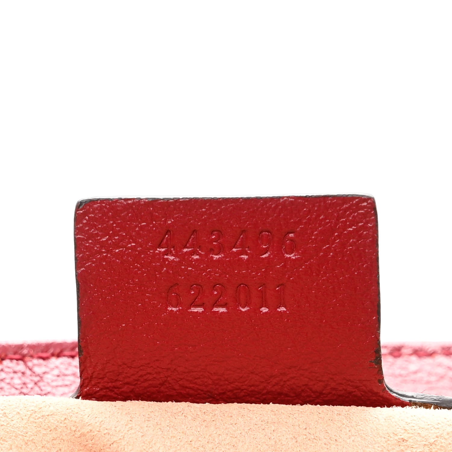 Gucci Monogram Azalea Calfskin Matelasse Diagonal Medium GG Marmont Shoulder Bag Beige Ebony New Cherry Red 7 of 11