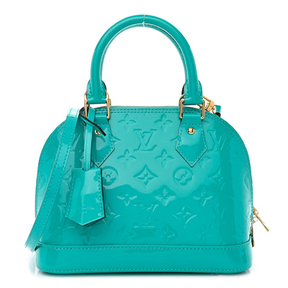 Louis Vuitton Vernis Alma BB Turquoise 1 of 12